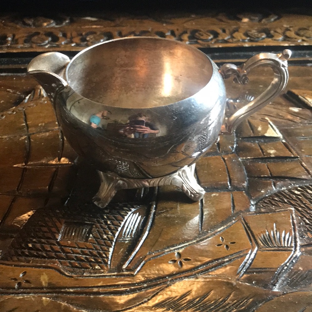Antique Mini Silver Pitcher